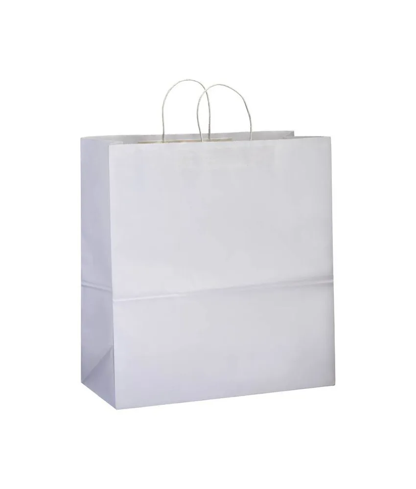 50 pezzi Shopper in carta 100 gr/m2 con soffietto Handle