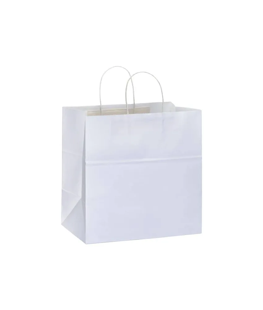 50 pezzi Shopper in carta 100 gr/m2 con soffietto Handle