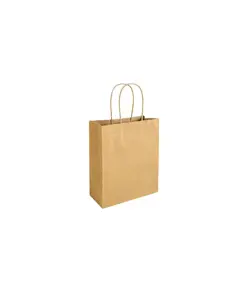Shopper in carta riciclata 100 gr/m2 con soffietto Handle