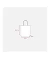 Shopper in carta riciclata 100 gr/m2 con soffietto Handle