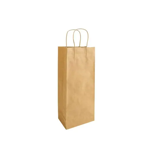 Shopper in carta riciclata 100 gr/m2 con soffietto Handle