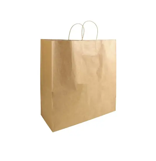 Shopper in carta riciclata 100 gr/m2 con soffietto Handle