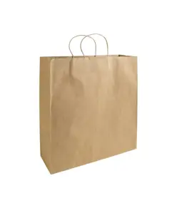 Shopper in carta riciclata 100 gr/m2 con soffietto Handle