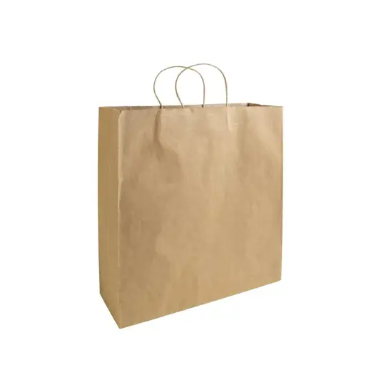 Shopper in carta riciclata 100 gr/m2 con soffietto Handle