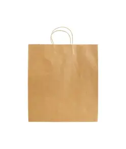 Shopper in carta riciclata 100 gr/m2 con soffietto Handle