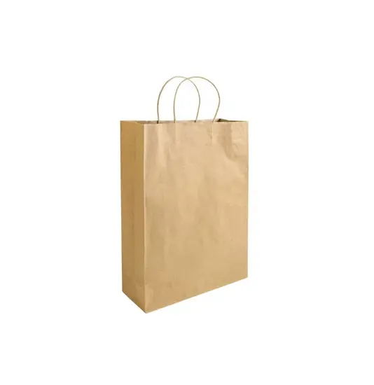 Shopper in carta riciclata 100 gr/m2 con soffietto Handle
