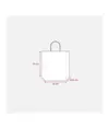 Shopper in carta riciclata 100 gr/m2 con soffietto Handle