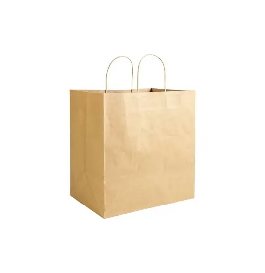 Shopper in carta riciclata 100 gr/m2 con soffietto Handle