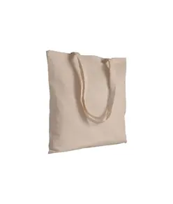 Shopper in cotone 100 g/m2, manici lunghi Handle