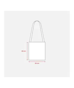 Shopper in cotone 130 g/m2 con tracolla Handle