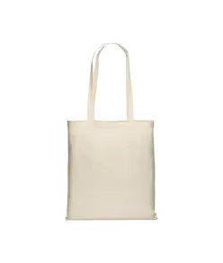 Shopper in cotone 135 g/m2,   base in sughero, manici lunghi Handle