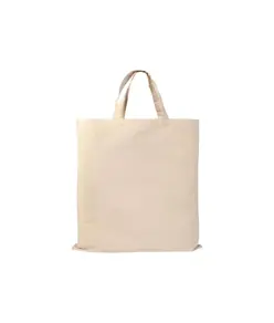 Shopper in cotone 135 g/m2, manici corti Handle
