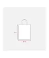 Shopper in cotone 135 g/m2, manici corti Handle