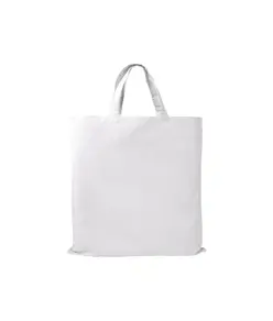 Shopper in cotone 135 g/m2, manici corti Handle