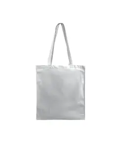 Shopper in cotone 180 g/m2, manici lunghi e soffietto Handle