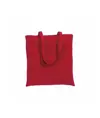 Shopper in cotone 180 g/m2, manici lunghi e soffietto Handle