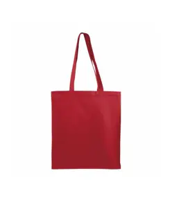Shopper in cotone 180 g/m2, manici lunghi e soffietto Handle