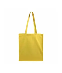 Shopper in cotone 180 g/m2, manici lunghi e soffietto Handle
