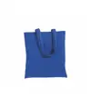Shopper in cotone 180 g/m2, manici lunghi e soffietto Handle