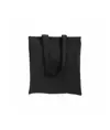 Shopper in cotone 180 g/m2, manici lunghi e soffietto Handle