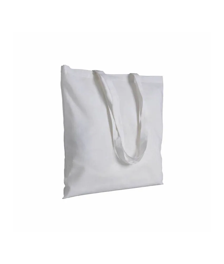 50 pezzi Shopper in cotone 180 g/m2, manici lunghi Handle