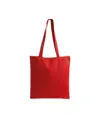 Shopper in cotone 220 g/m2, manici lunghi e chiusura con zip Handle