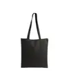 Shopper in cotone 220 g/m2, manici lunghi e chiusura con zip Handle