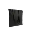 Shopper in cotone 220 g/m2, manici lunghi e chiusura con zip Handle