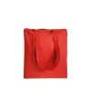 Shopper in cotone 220 g/m2, manici lunghi e chiusura con zip Handle