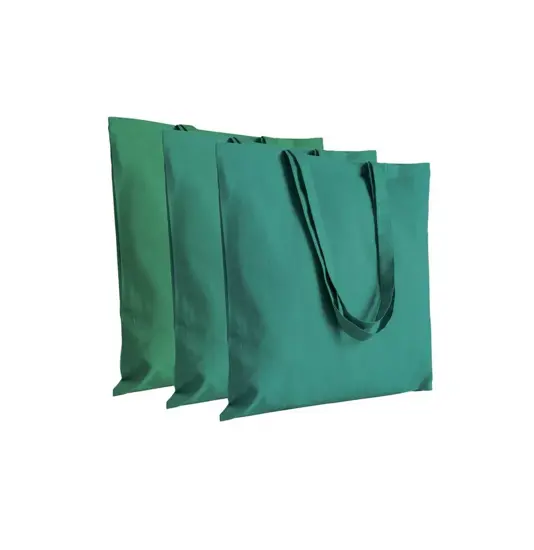 Shopper in cotone 220 g/m2, manici lunghi - Tonalità differenti nello stesso lotto Handle