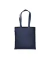 Shopper in cotone biologico 220 g/m2, manici lunghi e soffietto Handle