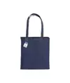 Shopper in cotone denim riciclato 180 gr/m2, manici lunghi e soffietto Handle