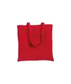 Shopper in cotone, manici lunghi Handle
