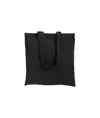 Shopper in cotone, manici lunghi Handle