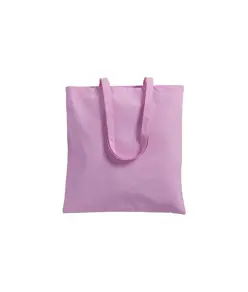 Shopper in cotone, manici lunghi Handle
