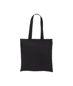 Shopper in cotone, manici lunghi Handle