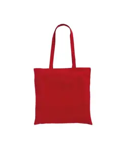 Shopper in cotone, manici lunghi Handle