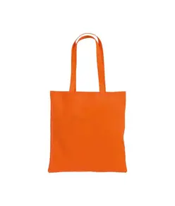 Shopper in cotone, manici lunghi Handle