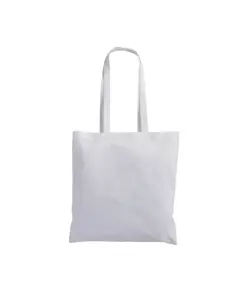 Shopper in cotone, manici lunghi Handle