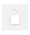 Shopper in cotone, manici lunghi Handle
