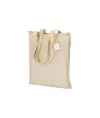 Shopper in cotone organico 100 g/m2, manici lunghi Handle