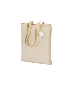 Shopper in cotone organico 100 g/m2, manici lunghi Handle