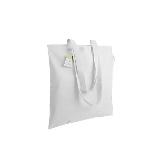 Shopper in cotone organico 140 g/m2, manici lunghi Handle