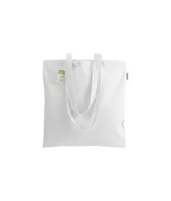 Shopper in cotone organico 140 g/m2, manici lunghi Handle