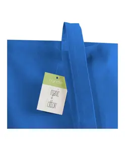 Shopper in cotone organico 140 g/m2, manici lunghi Handle