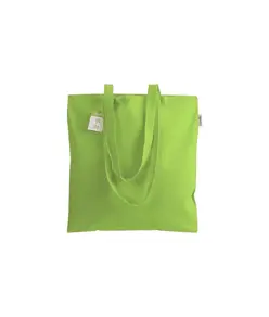 Shopper in cotone organico 140 g/m2, manici lunghi Handle