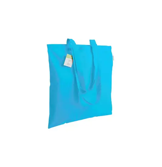 Shopper in cotone organico 140 g/m2, manici lunghi Handle