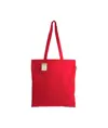 Shopper in cotone organico 140 g/m2, manici lunghi Handle