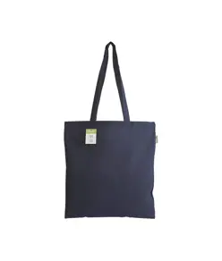 Shopper in cotone organico 140 g/m2, manici lunghi Handle