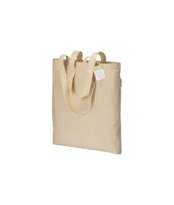 Shopper in cotone organico 190 g/m2, manici lunghi Handle
